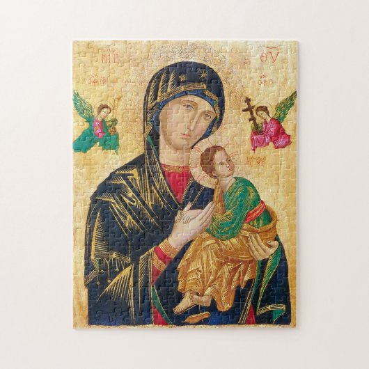 Mary en de Baby Jesus Legpuzzel (Verticaal)