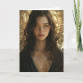 Mary en de duif kaart (Voorkant)