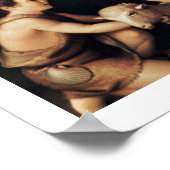 Mary en Elizabeth met Jezus en John-Boy Poster (Hoek)