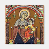 Mary en Jesus  Magnet (Voorkant)