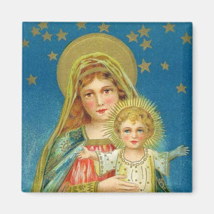 Mary en Jesus  Magnet