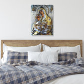 Mary en Jezus Canvas Afdruk (Insitu (Slaapkamer))