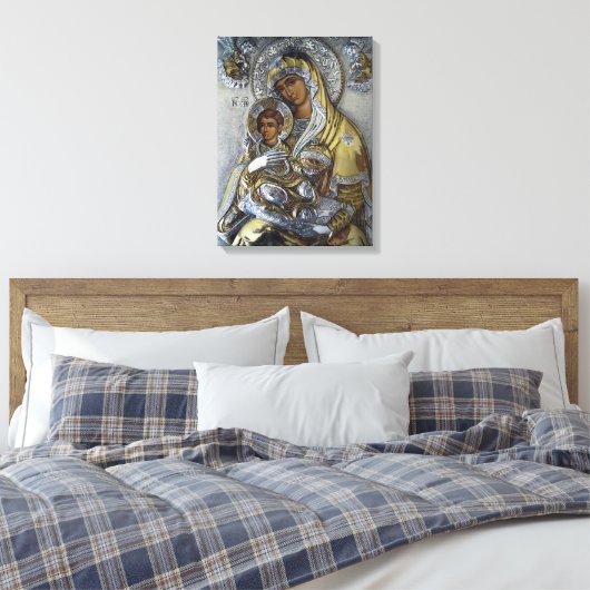 Mary en Jezus Canvas Afdruk (Insitu (Slaapkamer))