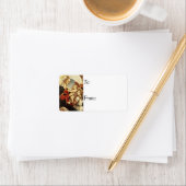 Mary en Jezus met Angel  Gift Label (Insitu)