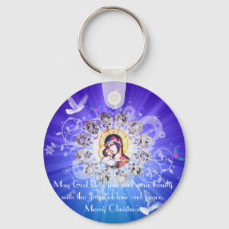 Mary en Jezus Sleutelhanger