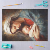 Mary en Jezus Tissuepapier (Craft)
