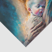 Mary en Jezus Tissuepapier (Detail)