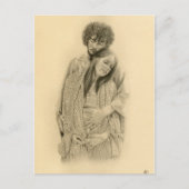 Mary en joseph Briefkaart (Voorkant)