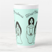 Mary en Joseph Eerste Kerstmis Latte Mok (Voorkant)