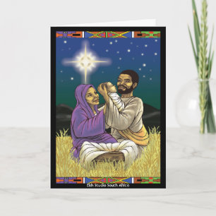 Mary en Joseph Feestdagen Kaart
