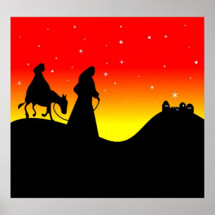 Mary en Joseph Poster
