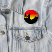 Mary en Joseph Ronde Button 5,7 Cm (In situ)
