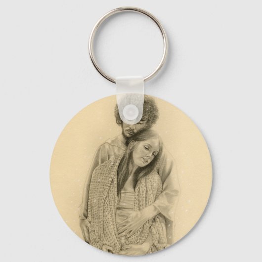 Mary en joseph Sleutelhanger (Voorkant)