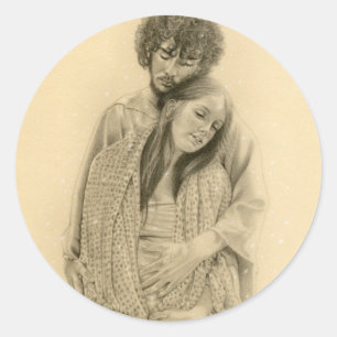 Mary en joseph Sticker