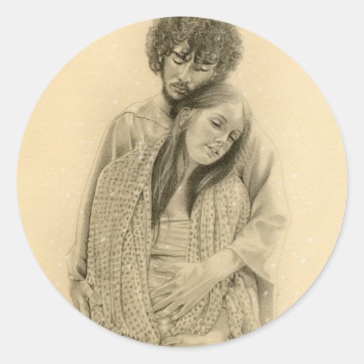 Mary en joseph Sticker (Voorkant)