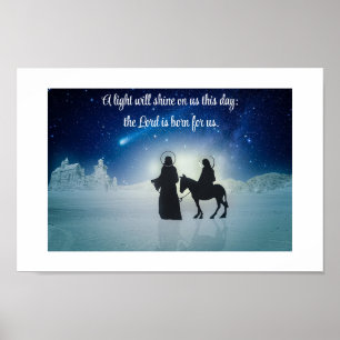 Mary en Joseph's Journey Poster (Matte)