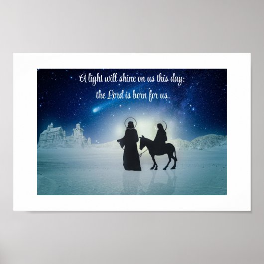 Mary en Joseph's Journey Poster (Matte) (Voorkant)