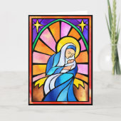 Mary en kind kaart (Voorkant)