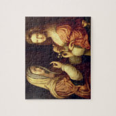 Mary en Martha (olie op het paneel) Legpuzzel (Verticaal)