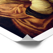 Mary en Martha (olie op het paneel) Poster (Hoek)