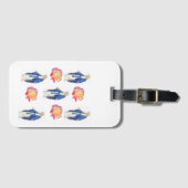 Mary en rozen Bagagelabel (Voorkant (horizontaal))