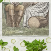 Mary en Tom Theedoek (Gevouwen)