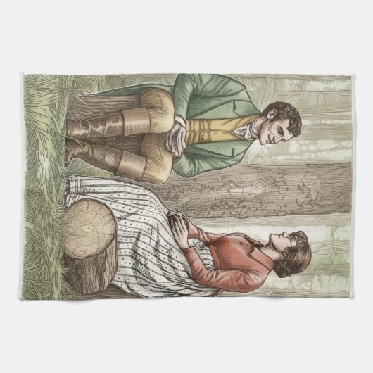 Mary en Tom Theedoek (Horizontaal)