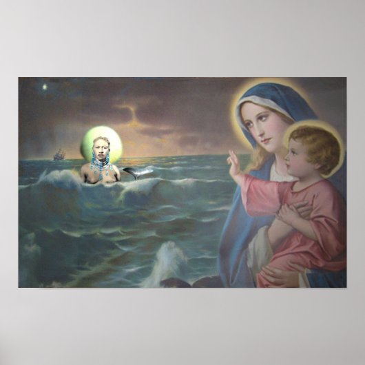 Mary en Yemaya Altar Poster (Voorkant)