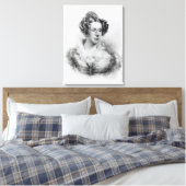 Mary Fairfax Greig Somerville Canvas Afdruk (Insitu (Slaapkamer))