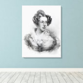 Mary Fairfax Greig Somerville Canvas Afdruk (Insitu (Houten vloer))
