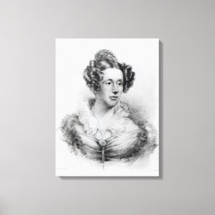 Mary Fairfax Greig Somerville Canvas Afdruk