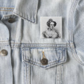 Mary Fairfax Greig Somerville Vierkante Button 5,1 Cm (In situ)