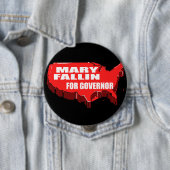 MARY FALLIN VOOR GOVERNOR RONDE BUTTON 4,0 CM (In situ)