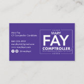 Mary Fay Visitekaartjes (Voorkant)