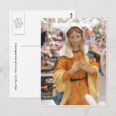 Mary Figurine Briefkaart (Voorkant / Achterkant)