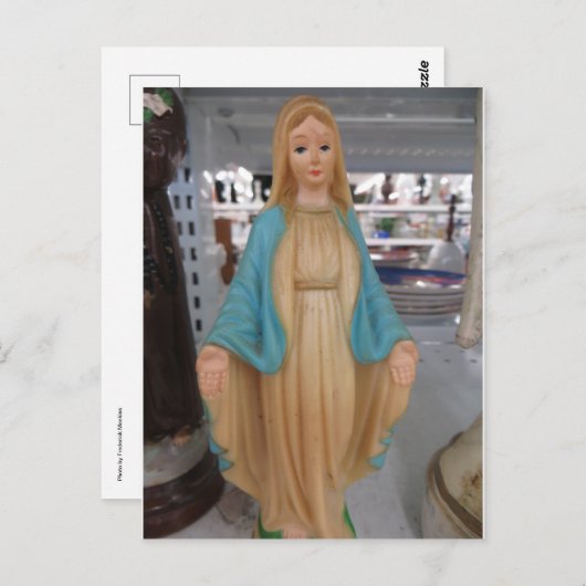 Mary Figurine Briefkaart (Voorkant / Achterkant)
