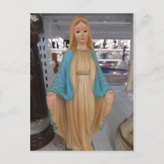 Mary Figurine Briefkaart (Voorkant)