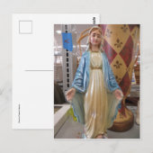 Mary Figurine Briefkaart (Voorkant / Achterkant)