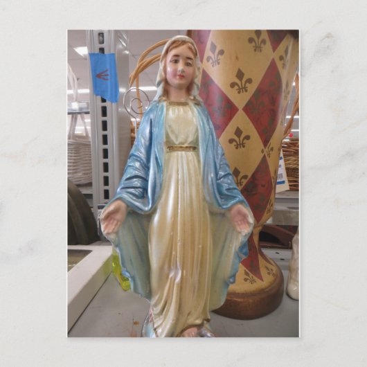 Mary Figurine Briefkaart (Voorkant)