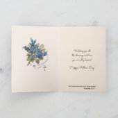 Mary Floral, een gevlekte Maagd Kaart (Binnen)