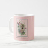 Mary Flowers Memorare Prayer Koffiemok (Voorkant links)