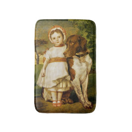 Mary Fox met haar Spaanse wijzerhond (G.F. Watts) Badmat