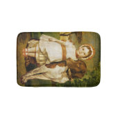 Mary Fox met haar Spaanse wijzerhond (G.F. Watts) Badmat (Voorkant)