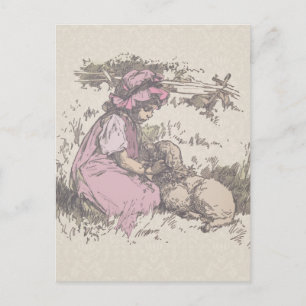 Mary Had a Little Lamb kinderrijmpje Briefkaart