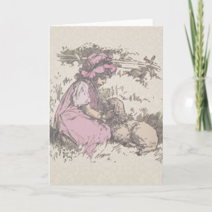 Mary Had a Little Lamb kinderrijmpje Kaart