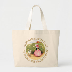 Mary had een kleine lamp grote tote bag