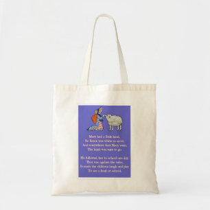 Mary had een kleine lamp tote bag
