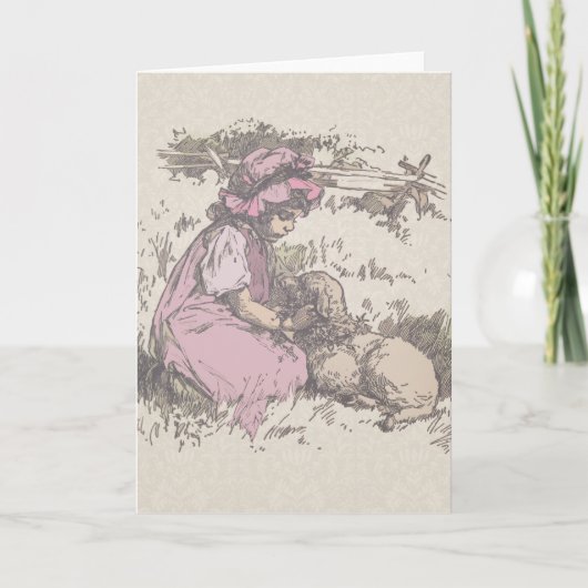 Mary had een kleine lampzuster Rhyme Kaart (Voorkant)