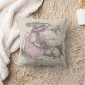 Mary had een kleine lampzuster Rhyme Kussen (Deken)