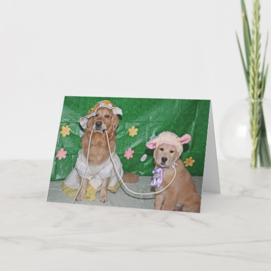 Mary Had een weinig Gouden voor Pasen Feestdagen Kaart (Voorkant)